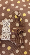 Carica l'immagine nel visualizzatore di Gallery, Blusa a pois (poà) in seta pura