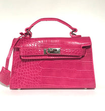 Carica l'immagine nel visualizzatore di Gallery, Borsa Mini Pink Stampa Cocco
