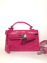 Carica l'immagine nel visualizzatore di Gallery, Borsa Mini Pink Stampa Cocco
